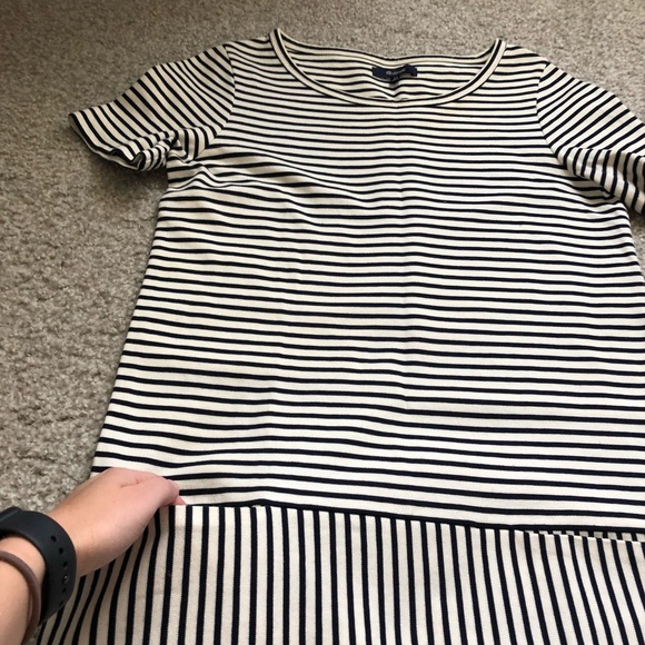 Madewell Dockside T-Shirt Striped Dress - Picture 3 of 4